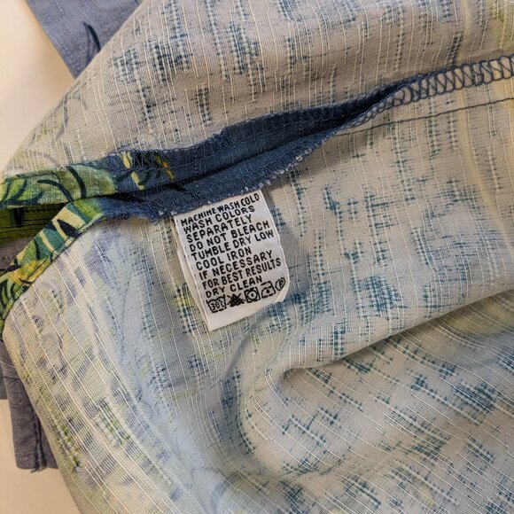 rare Tommy Bahama Mens Underwater Hawaiian Mermaid Pinup Silk Shirt Size XL - Picture 11 of 12